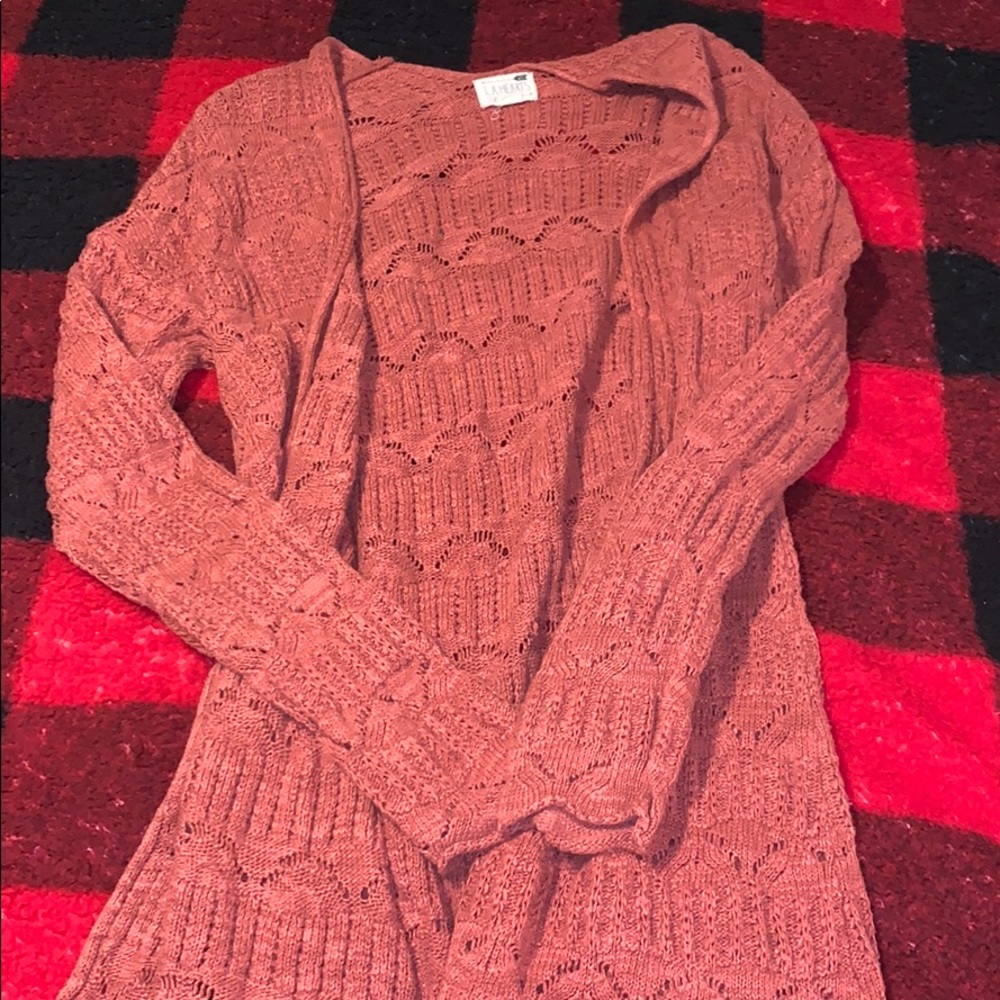 Pacsun Long Scalloped Cardigan